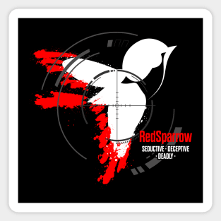 Red Sparrow - Seductive, Deceptive, Deadly Sticker